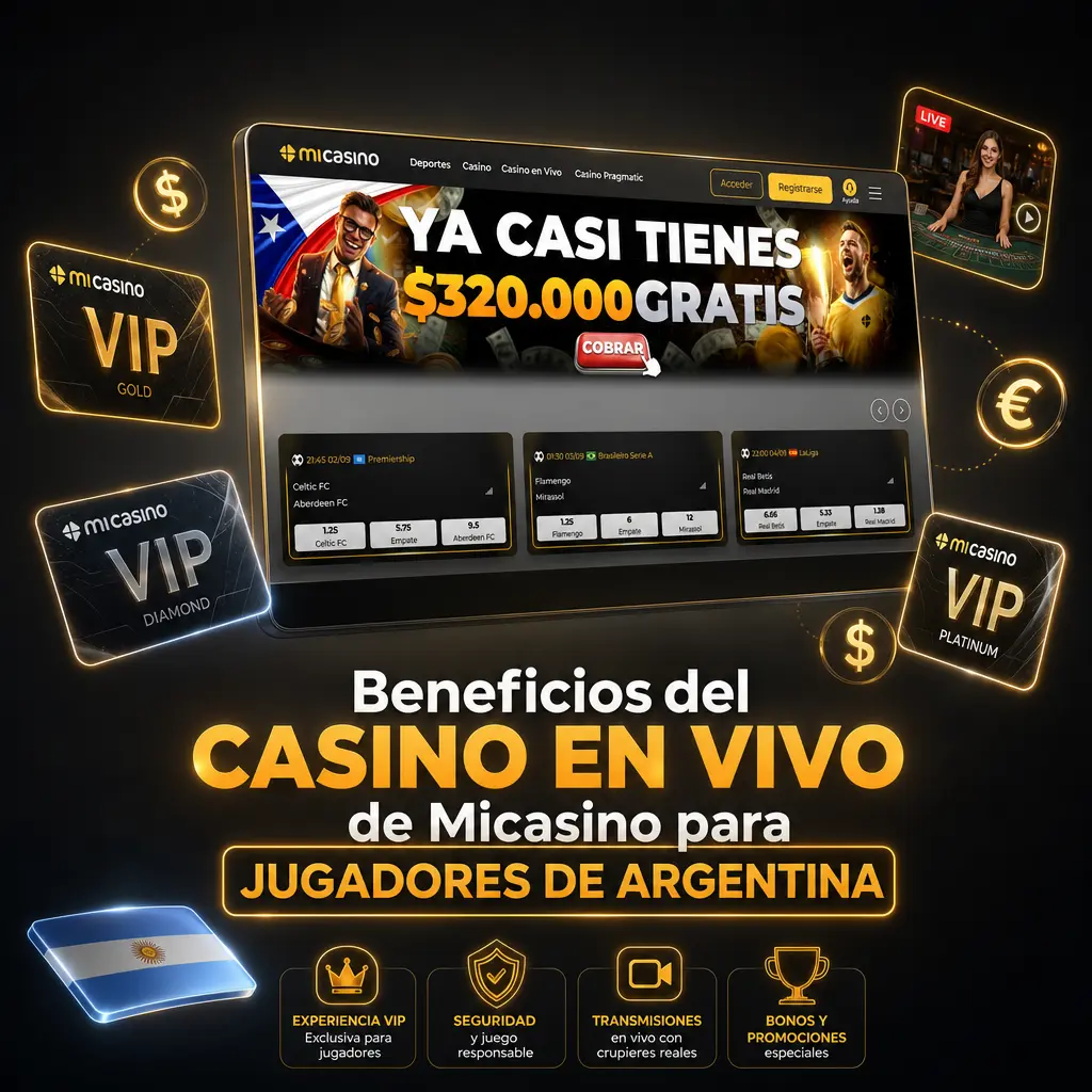 Casino en vivo de Micasino en Argentina: depósitos en pesos, chat en español, mesas 24 horas y app móvil.