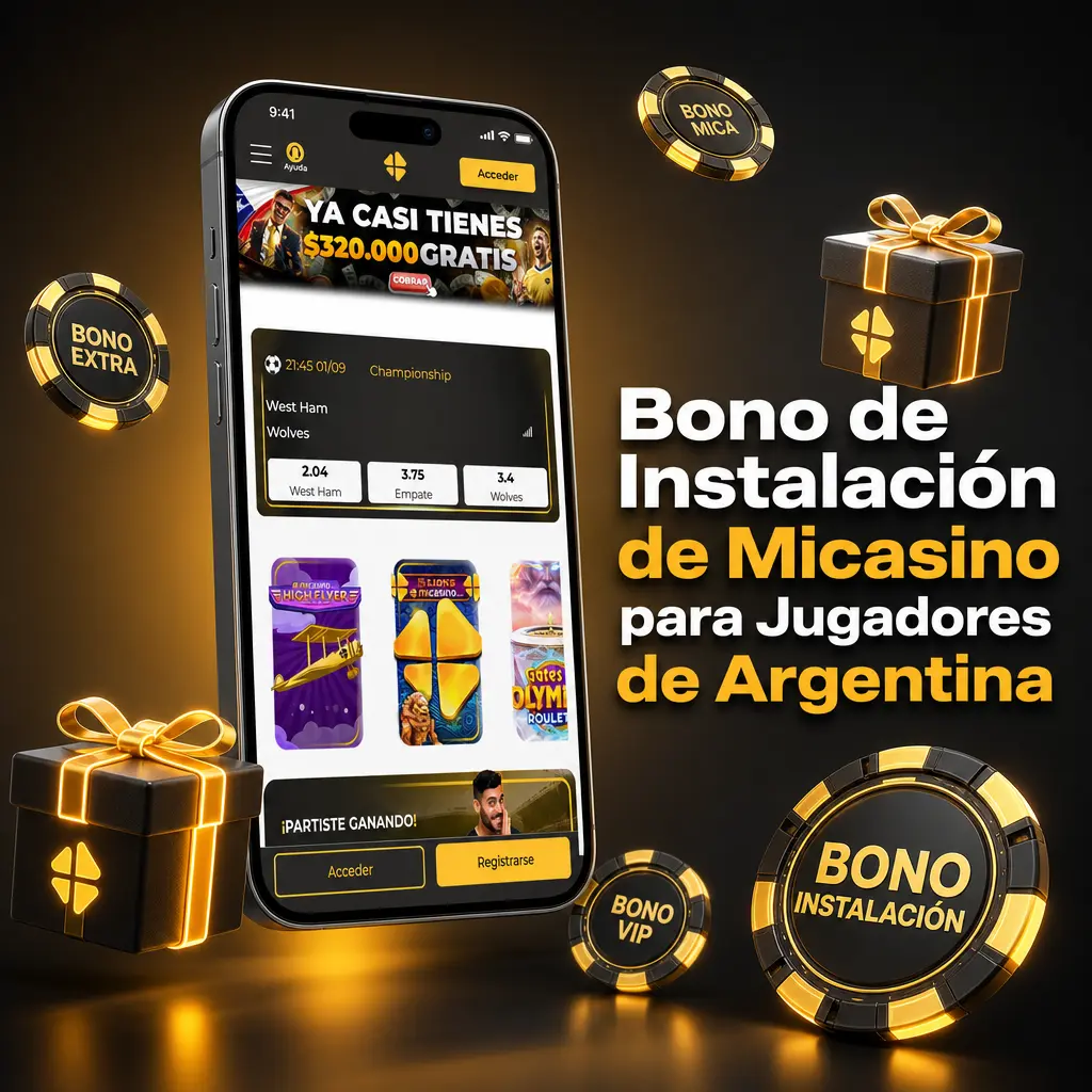Bono de instalación de Micasino: bonos de bienvenida para deportes y casino, disponibles para jugadores de Argentina
