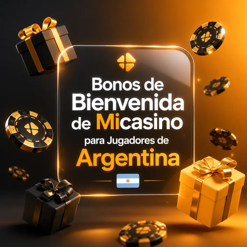 Bonos de bienvenida de Micasino para Argentina: 100% extra en deportes y casino en el primer depósito, con condiciones de rollover.
