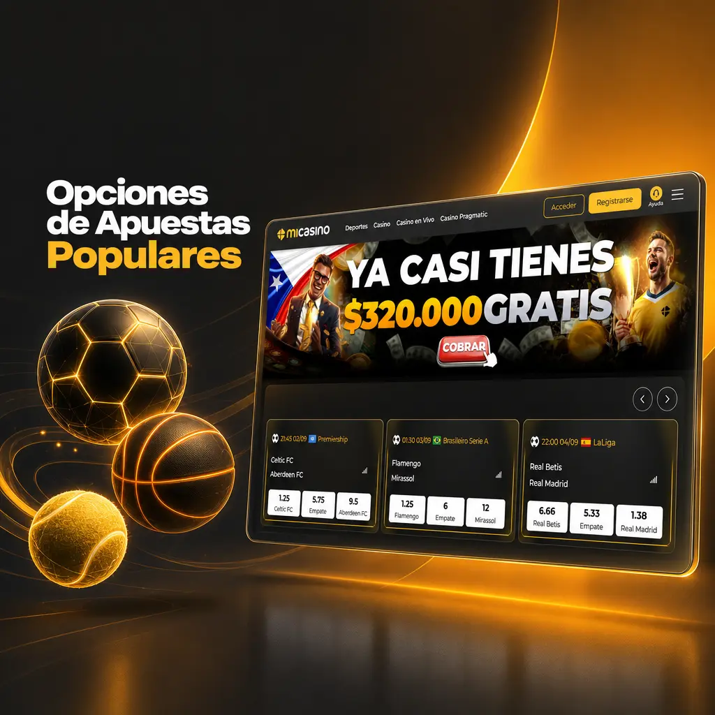 Opciones de apuestas populares en Micasino: simple, combinada y Cash Out para distintos estilos de juego.