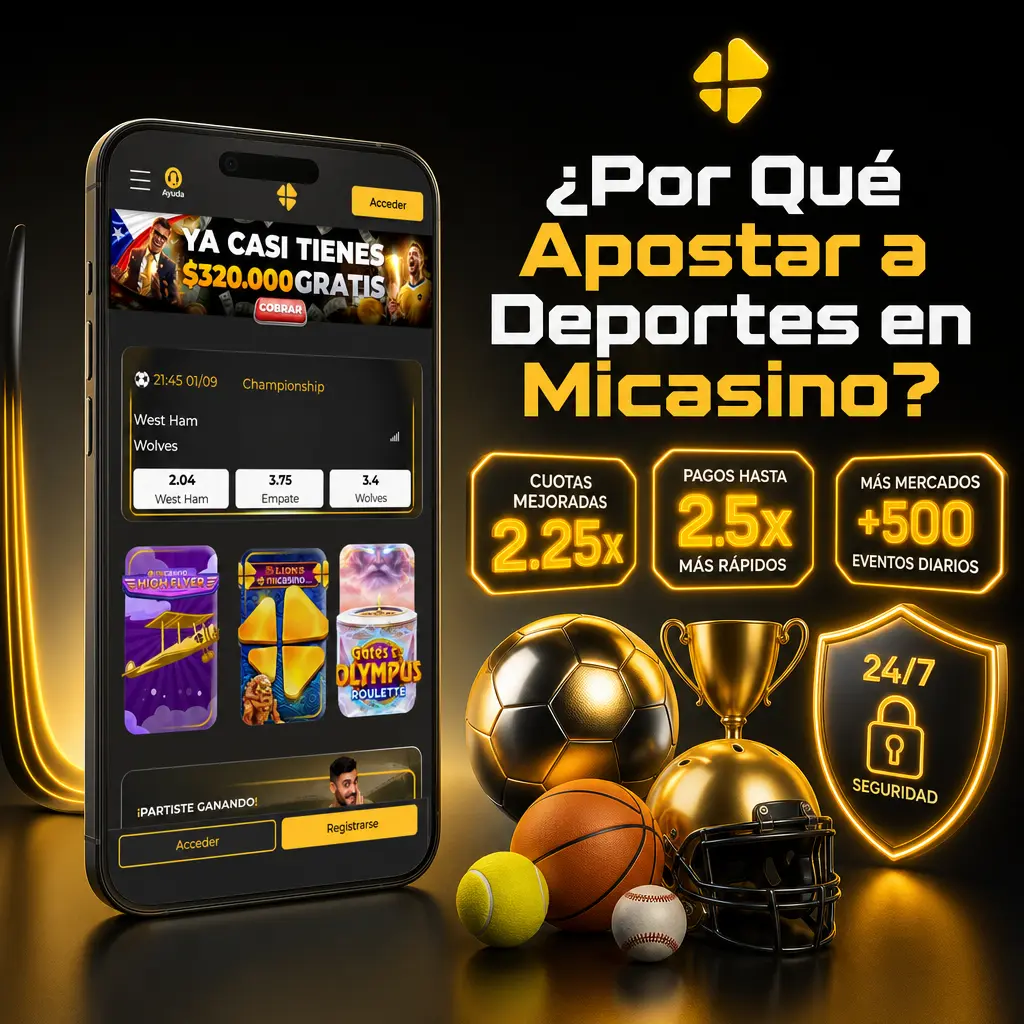 Apuestas deportivas en Micasino: cuotas en vivo, cash out y retiros rápidos en criptomonedas para jugadores argentinos.